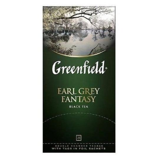 GREENFIELD| чай черный "EARL GREY FANTASY" 25 пакетиков