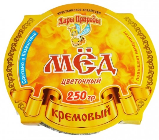 Мед Дары природы цветочный кремовый 250 г