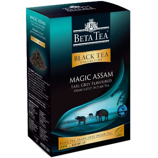 BETA TEA| чай черный гранулированный с бергамотом  "ASSAM MAGIC" 100г