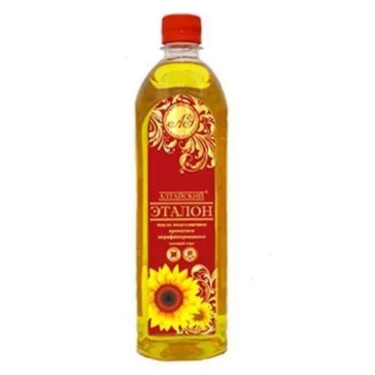 МАСЛО АЛТАЙСКИЙ ЭТАЛОН ПОДСОЛНЕЧН НЕРАФ АРОМАТНОЕ В/С 0,5Л П/Б