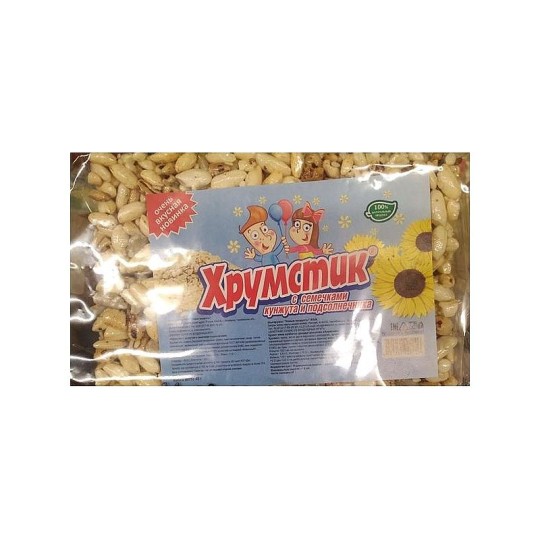 Батончик "Хрумстик" с семенами кунжута  и подсолнечника, 45 гр 