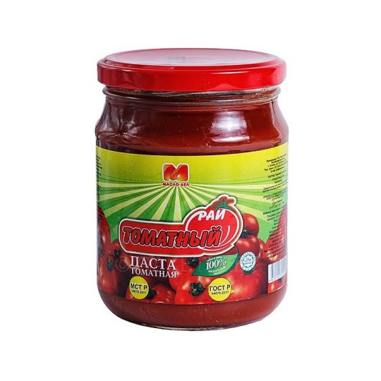 Паста томатная Масло-дел томатный рай 500 г