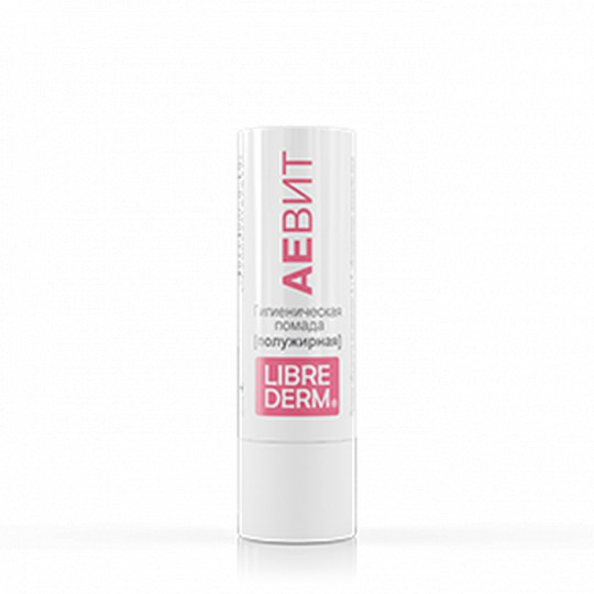  LIBREDERM/ГУБНАЯ ПОМАДА ГИГИЕНИЧЕСКАЯ LIBREDERM АЕВИТ ПОЛУЖИРНАЯ 4Г