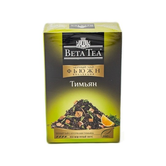 BETA TEA| чай черный листовой тимьян 100г
