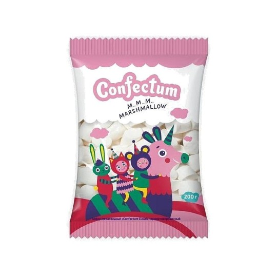   Маршмеллоу Зефир жевательный "Confectum Clouds" 200 гр