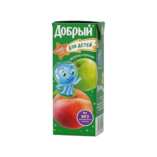 Добрый Персик-яблоко 0,2 л