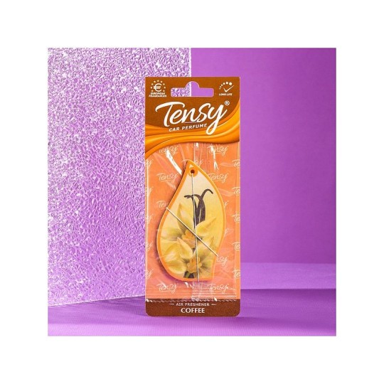 АРОМАТИЗАТОР ПОДВЕСНОЙ TENSY КАРТОННЫЙ КОФЕ TA-08 2647677