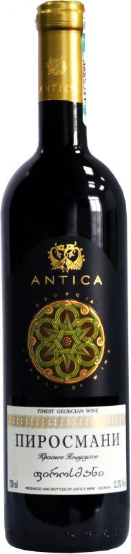 ANTICA Пиросмани красное полусухое вино 0,75 л./6