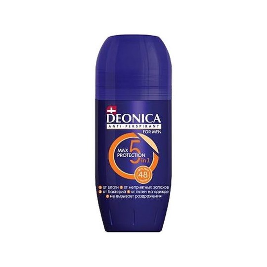  Дезодорант DEONICA "5Protection for Men", ролик, 45 мл