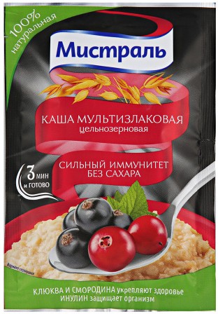 Каша Мистраль мультизлаковая сильный иммунитет 40 г