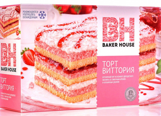 Торт бисквитный Baker House Виттория 350г