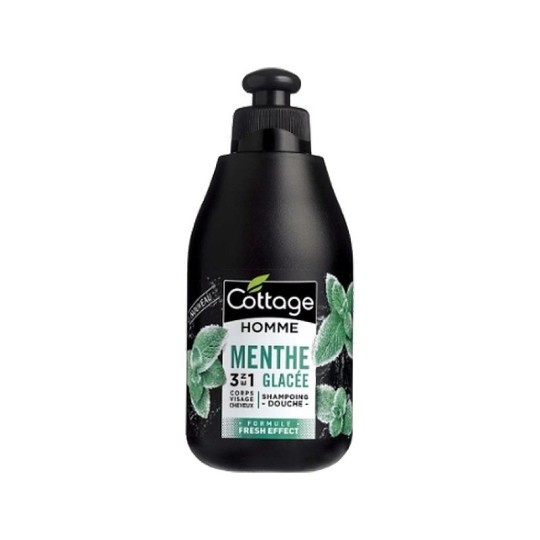 Мужской шампунь и гель для душа Cottage Освежающая мята 3в1, 250 мл