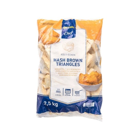 Картофельные оладьи Metro Chef треугольные, 2,5 кг.