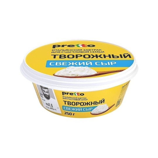 СЫР PRETТO МЯГКИЙ ТВОРОЖНЫЙ 250 ГР