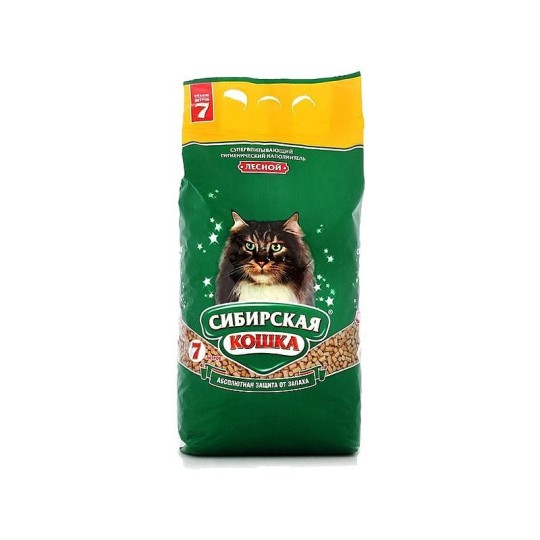 Сибирская КОШКА БЮДЖЕТ наполнитель впитывающий, 7л