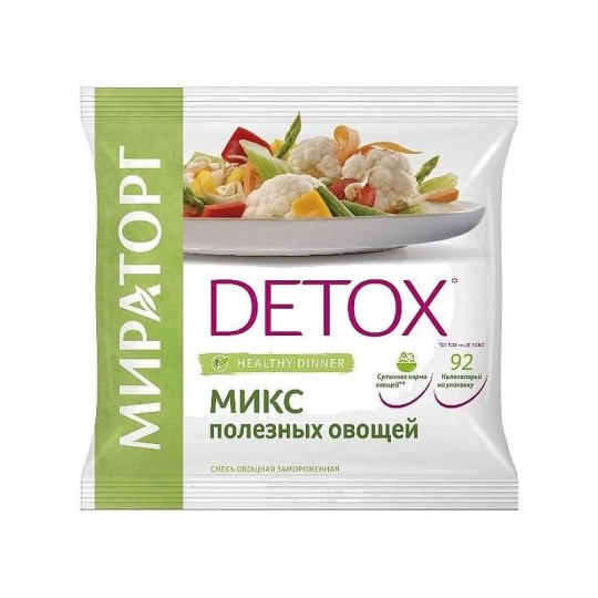 Микс полезных овощей зам 400г Мираторг