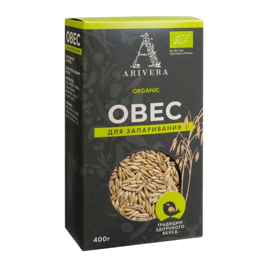 ОВЕС ARIVERA ORGANIC Д/ЗАПАРИВАНИЯ 400Г КАРТ/КОР
