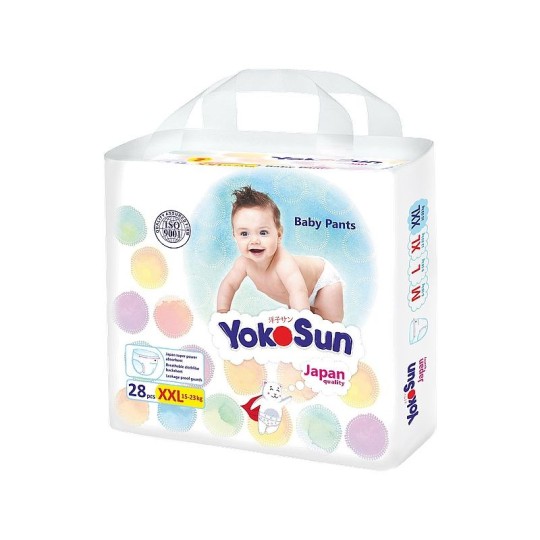 Подгузники-трусики YokoSun XXL (15-23 кг) 28 шт