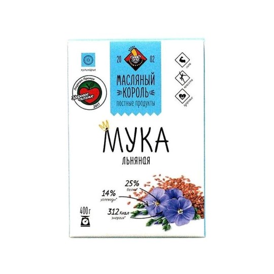 Мука Масляный король льняная 400 г