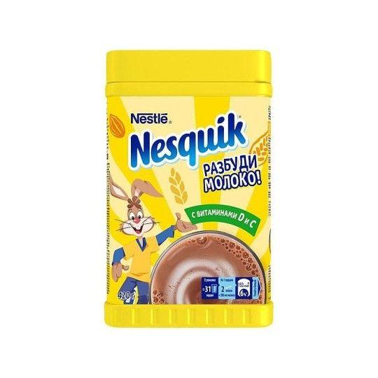 КАКАО НАПИТОК БЫСТРО РАСТВОРИМЫЙ NESQUIK 420ГР