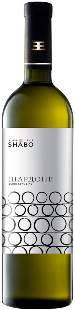 Вино Shabo Шардоне Классика сухое белое 14% 0,75л. (Украина)