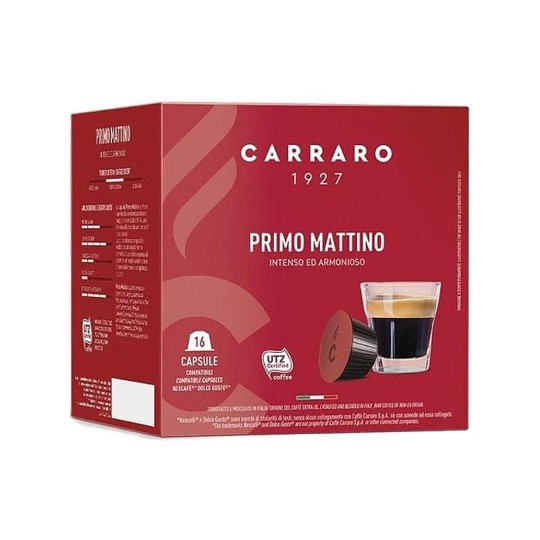 CARRARO Primo Mattino кофе в капсулах для Dolce Gusto, 16 шт