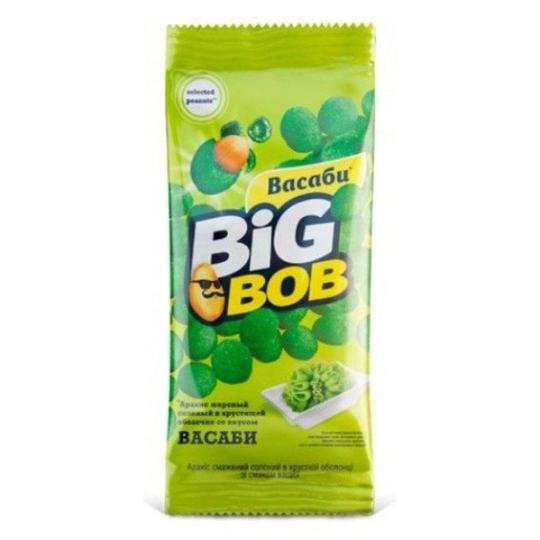Арахис  Big Bob хрустящий со вкусом васаби вкус Японии 50 г