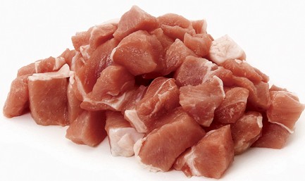 Свинина поджарка гуляш вес