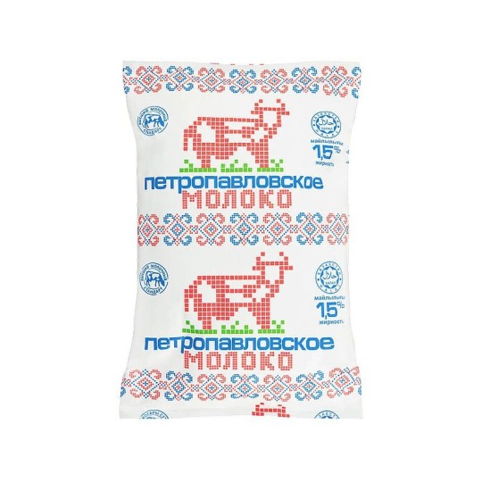 Молоко "Петропавловское" 1,5% 1 л.