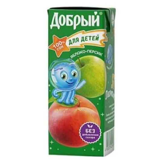 Добрый Персик-яблоко 0,2 л