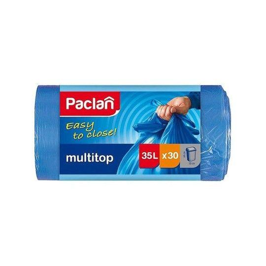 Мешки Paclan для мусора multitop 35л*30шт