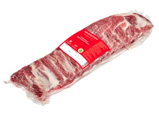 РЕБРЫШКИ ДЕЛИКАТЕСНЫЕ МИРАТОРГ СВИНЫЕ ЗАМ КГ