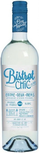 Вино белое Bistrot Chic de la Mer Blanc полусладкое 0,75 л (Франция)