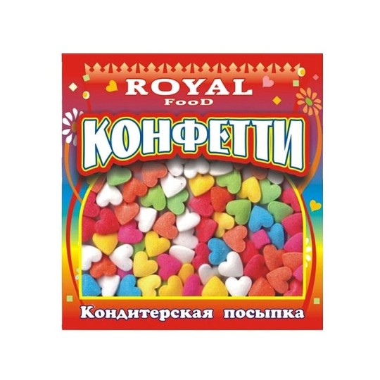 Конфетти фигурки "ROYAL FOOD" в ассортименте 15г
