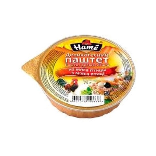 Паштет Hame деликатесный из мяса птицы 75 г.