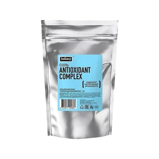 СОЛЬ Д/ВАНН LOLIMI АНТИОКСИДАНТНЫЙ КОМПЛЕКС 1КГ