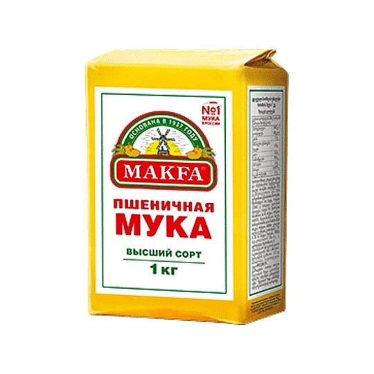 MAKFA| Мука пшеничная высший сорт, 1кг