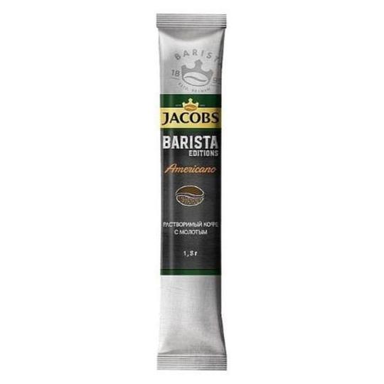 Кофе молотый в растворимом JACOBS BARISTA, стик 1,8 гр