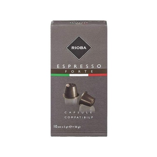  Кофе в капсулах Rioba Espresso forte, 10 капсул*5 гр