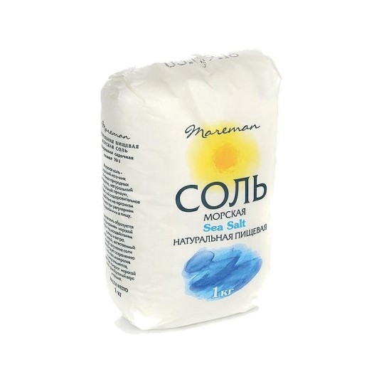 Соль морская Mareman натуральная пищевая 1 кг