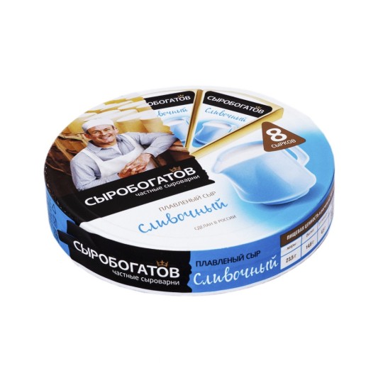 130Г Плавленый сыр Сливочный 50% СЫРОБОГАТОВ