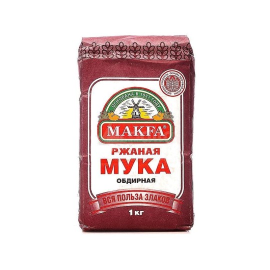 Мука ржаная Makfa обдирная 1 кг
