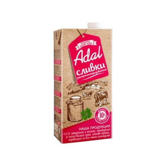 Сливки ADAL 10% 950мл