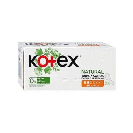 40ШТ ЕЖЕДНЕВКИ KOTЕКС НАТУРАЛ