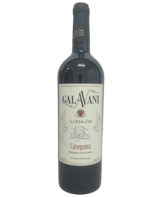  Вино GALAVANI Саперави красное сухое стекл/бут 0,75л Грузия