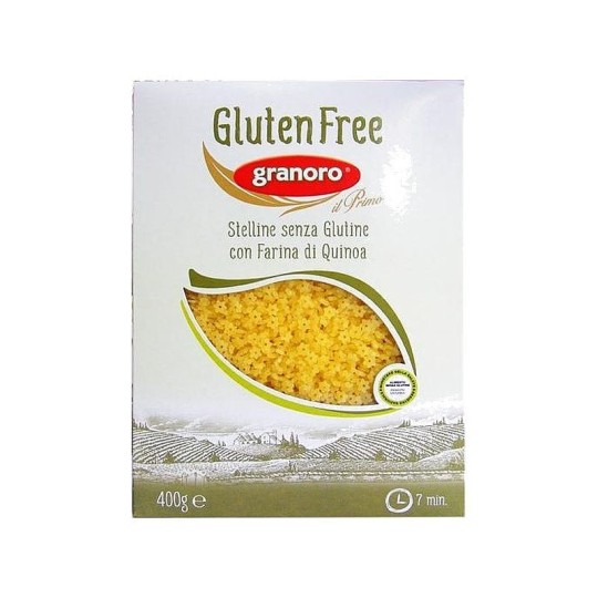 GRANORO Макароны без глютена STELLINE GLUTEN FREE, 400 г.
