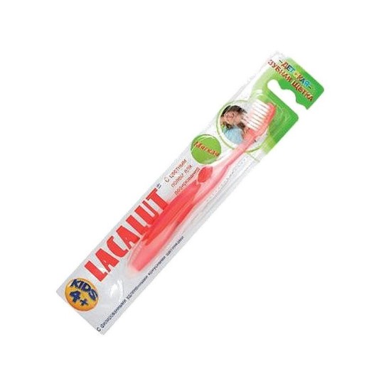 Зубная щетка детская  Lacalut KIDS 4+, мягкая