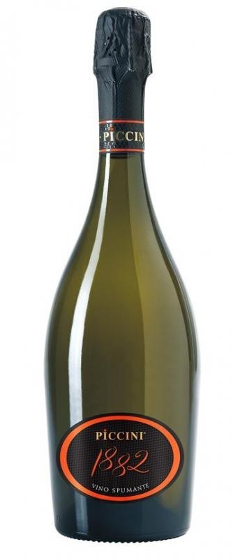 Вино игристое Piccini Spumante 1882 белое сухое 11% 0,75 л. (Испания)