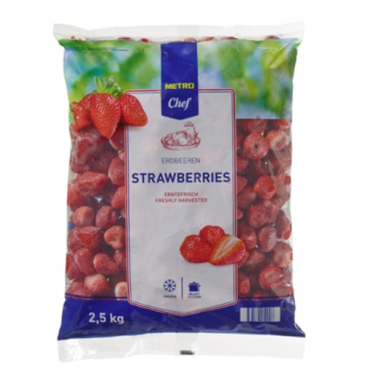 Клубника свежезамороженная Horeca select 2,5КГ