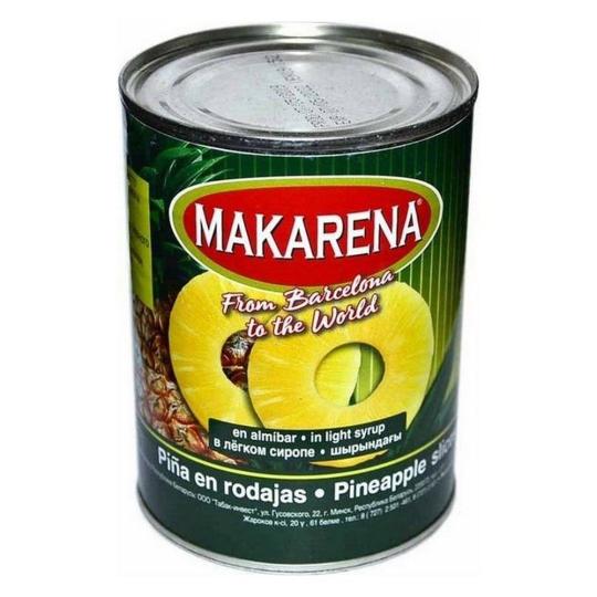 Ананасы Makarena кольца в сиропе 580 мл